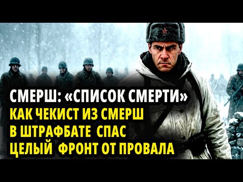 Видео: СМЕРШ: «СПИСОК СМЕРТИ» КАК ЧЕКИСТ ИЗ СМЕРШ В ШТРАФБАТЕ  СПАС ЦЕЛЫЙ  ФРОНТ ОТ ПРОВАЛА