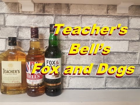 Видео: Виски "Teacher's",  "Bell’s" и "Fox and Dogs", дегустация.