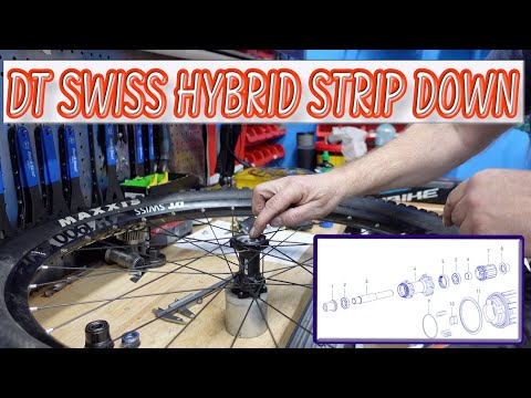 Видео: Задняя ступица DT SWISS H1900 Разберите и соберите заново.