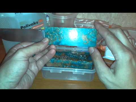 Видео: Материалы для ножеделия - полиэфирная смола на рукоять ножа.