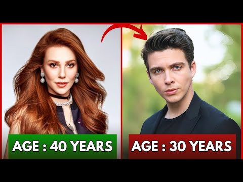 Видео: Знаменитые турецкие актёры, которые снимались в паре с актрисами старше себя | Самые красивые тур...