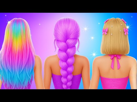 Видео: 24 ЧАСА С ЭКСТРЕМАЛЬНО ДЛИННЫМИ ВОЛОСАМИ! 🤣 БОРЬБА ДЕВУШЕК 💅🏻