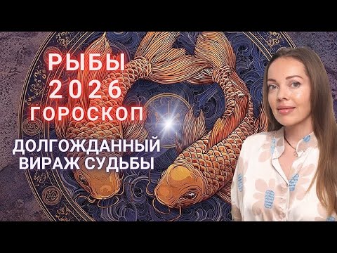 Видео: Рыбы - гороскоп на 2026 год. Долгожданный вираж Судьбы