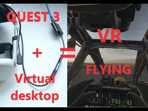 Видео: Настраиваем Quest 3 и Virtual Desktop для полётов в VR.