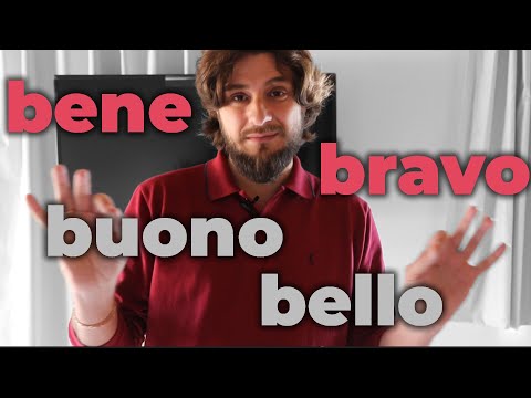 Видео: bene - buono - bravo - bello - в чем разница | итальянский язык