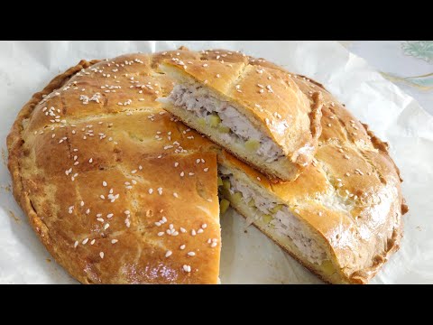 Видео: 😋Куриный пирог с картошкой💯. ӨтЕ дәмді,Оңай рецепт.Казакша рецепт.Етті бәліш.Мясной пирог.Meat pie.