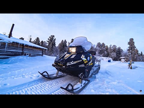 Видео: В глубокой тайге, STELS Ermak 800 двухлыжный