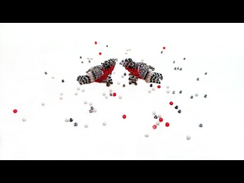 Видео: Снігур із бісеру/Снегирь из бисера