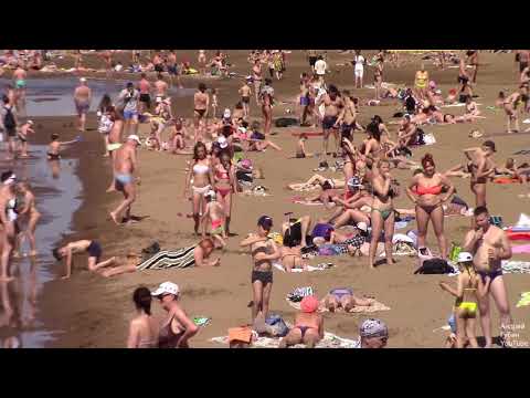 Видео: Самара. Набережная Волги. Пляж (30.05.2020)
