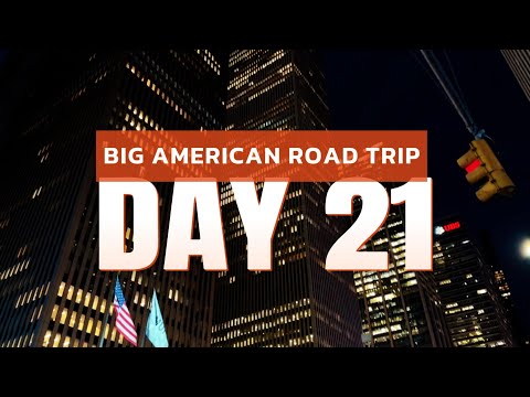 Видео: Большое дорожное путешествие по США. День 21. Дорога до Нью-Йорка, возврат машины