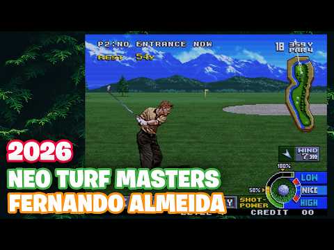 Видео: Neo Turf Masters (великий турнір з гольфу) | Геймплей з Фернандо Алмейдою | Поле Germany Field