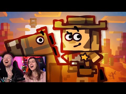 Видео: Sheriff's Revenge - Ultimate Minecraft Cartoons | Месть шерифа | РЕАКЦИЯ на Cas van de Pol