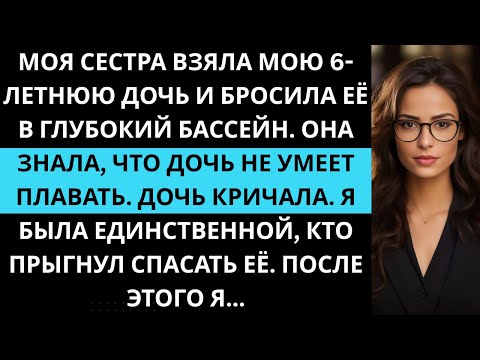 Видео: Моя 6-летняя дочь чуть не утонула: сестра бросила её в глубокую воду, а родители просто смотрели.