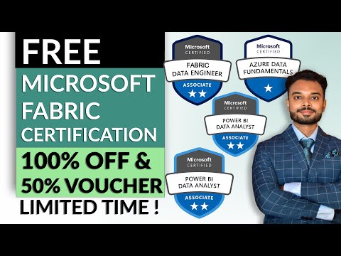 Видео: Купон на 100% скидку на Microsoft DP-700 DP-600 и 50% скидка на PL-300 DP-900 в течение ограничен...