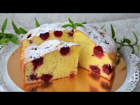 Видео: ПИРОГ на скорую руку, с любыми ягодами или фруктами./Summer pie with berries