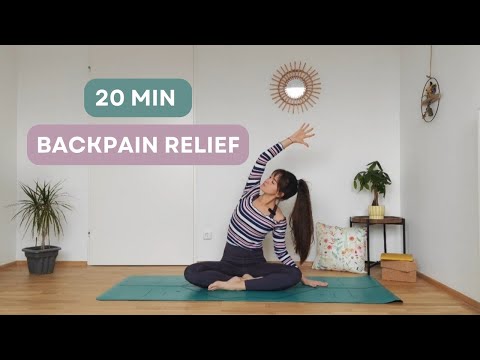 Видео: 20 Мин Йога при Болки в Гърба