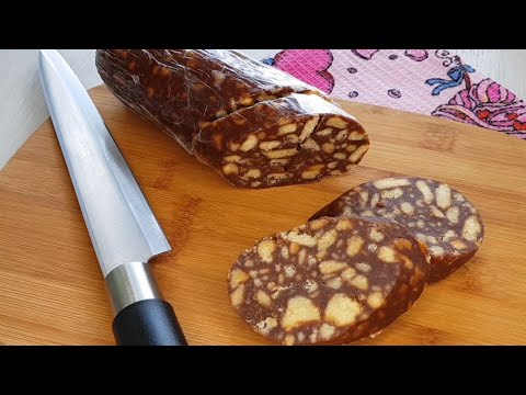 Видео: Самый простой и самый ностальгический десерт Шоколадная Колбаса