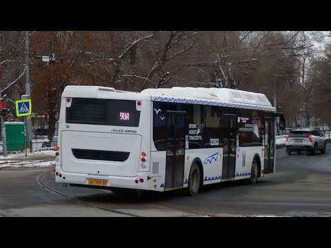 Видео: ЛиАЗ-5292.67 (CNG) ВЕ 159 64 Маршрут №9Б город Саратов 