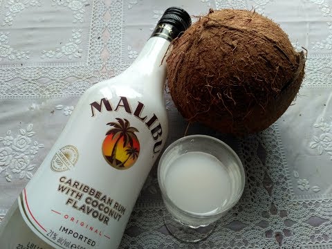 Видео: Кокосовый ликер  Малибу