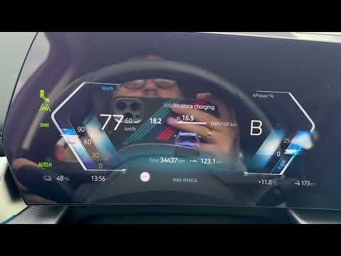 Видео: Какой будет средний расход в холодное (7-10 градусов) время на 152 км?  BMW IX1 152 km distance trip