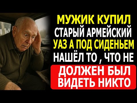 Видео: Мужик Купил Старый Армейский "УАЗ" а под сиденьем нашёл то, что не должен был видеть никто!