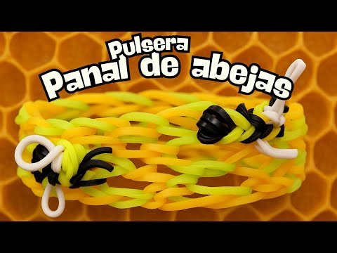 Видео: Браслет «Пчелиные соты» 🐝 | Урок Dragon Scale на станке