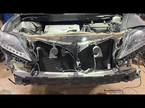 Видео: Lexus RX350 2GR-FE V6 2014 года: как заменить радиатор