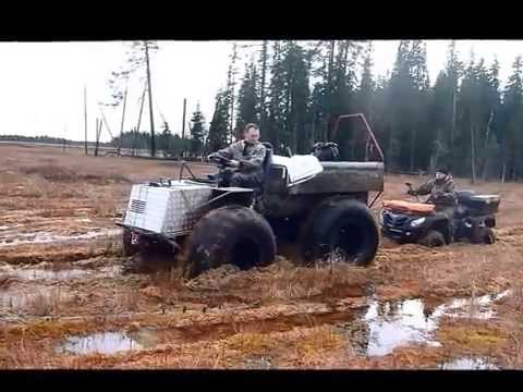 Видео: Вездеход Бобик против Квадроцикла Стелс