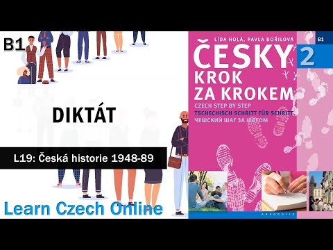 Видео: Чешский шаг за шагом 2 (B1) – Урок 19 – ДИКТАНТ