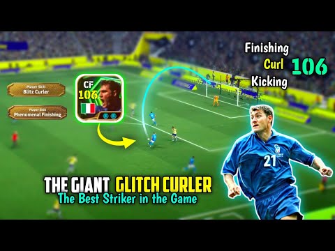 Видео: Гигантский CF с Blitz Curler и феноменальным завершением 🗿🔥 Вьери 106 Оцененный обзор в eFootball...