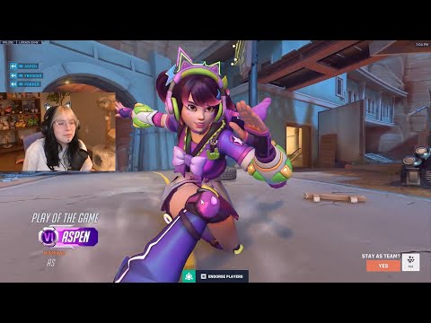 Видео: ASPEN доминирует на Juno – POTG! Игровой процесс Overwatch 2, 19-й сезон, топ-500