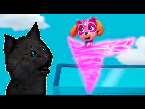Видео: СУПЕР КОТ И СУПЕР СОБАКИ СПАСАЕМ КАРЛТОНА ЗАПУТАННОГО В ЛИАНАХ #5 🐱 Mighty Pups Save Adventure #230