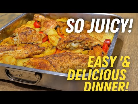 Видео: Простой, быстрый и очень вкусный рецепт ужина! 🍗 Вы не поверите, какое вкусное мясо! 🤩