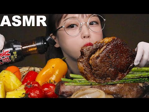 Видео: ASMR Еда Стейк томагавк | TOMAHAWK STEAK COOKING & EATING SOUNDS MUKBANG | Ae Jeong ASMR