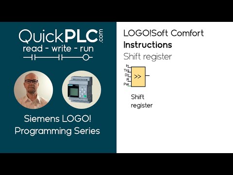 Видео: LOGO! Сдвиговый регистр - 8, 16, 24, 32-бит | Программирование ПЛК Siemens.