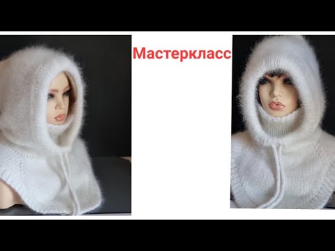 Видео: Капор с манишкой и воротником из пуха норки. 4