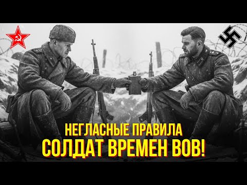 Видео: Неизвестные законы фронта: как солдаты СССР и Германии сохраняли человечность