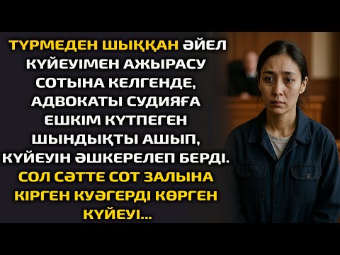 Видео: Түрмеден шыққан әйел күйеуімен ажырасу сотына келгенде адвакаты судияға ешкім күтпеген шындықты