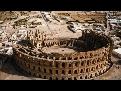 Видео: Тунис колизей Эль-Джем ( экскурсия Сахара) часть 1