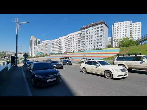 Видео: Прогулка вдоль Центральной транспортной артерии города Владивостока. Новый ТЦ Море. Блог Владивосток