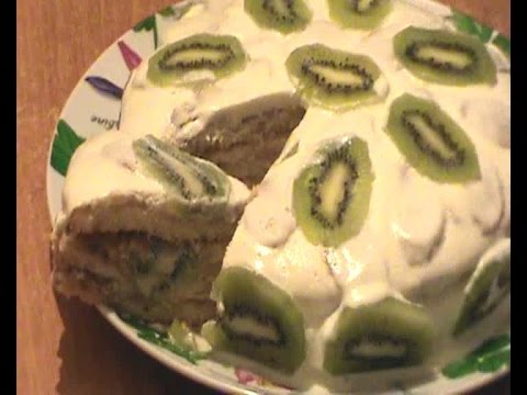 Видео: Торт из готовых бисквитных коржей.
