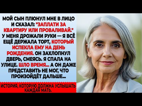Видео: Мой сын плюнул мне в лицо и сказал: Плати за квартиру или убирайся. И тогда я…
