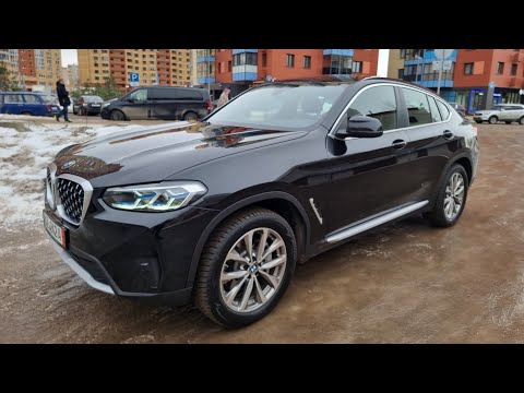 Видео: BMW X4 2022г, 3.0i - 249лс, 6.000км, цена 7.800.000 рублей.