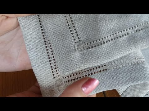 Видео: Обробка краю серветки, частина 2./ Hand embroidery/