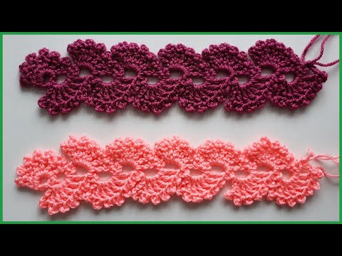 Видео: Ленточное кружево. Вязание крючком / Ribbon Lace Crochet