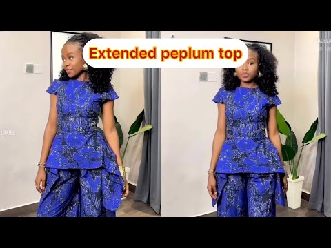 Видео: Как раскроить и сшить удлиненную блузку/топ с баской