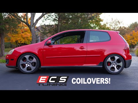 Видео: Занижаем наш Mk5 GTI на койловерах!
