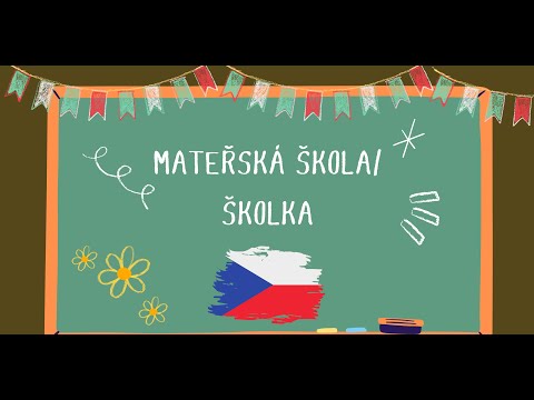 Видео: Mateřská škola/školka. Детский сад. Чешский язык