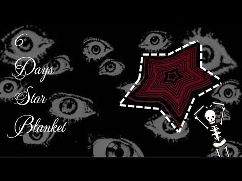Видео: Как я вязала плед “6 days star blanket”  (советы) ❤️🖤⭐️