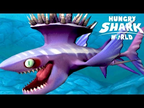 Видео: Hungry Shark World - ОТКРЫВАЮ НОВУЮ АКУЛУ - СТЕТАКАНТ (Spike Stethacanthus)